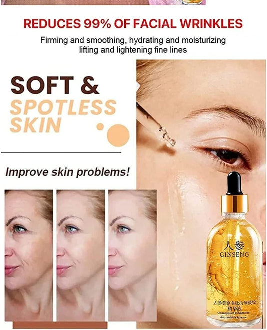 Ginseng Gold Polypeptide Anti-Ageing Serum Pack of 3 100ml Each